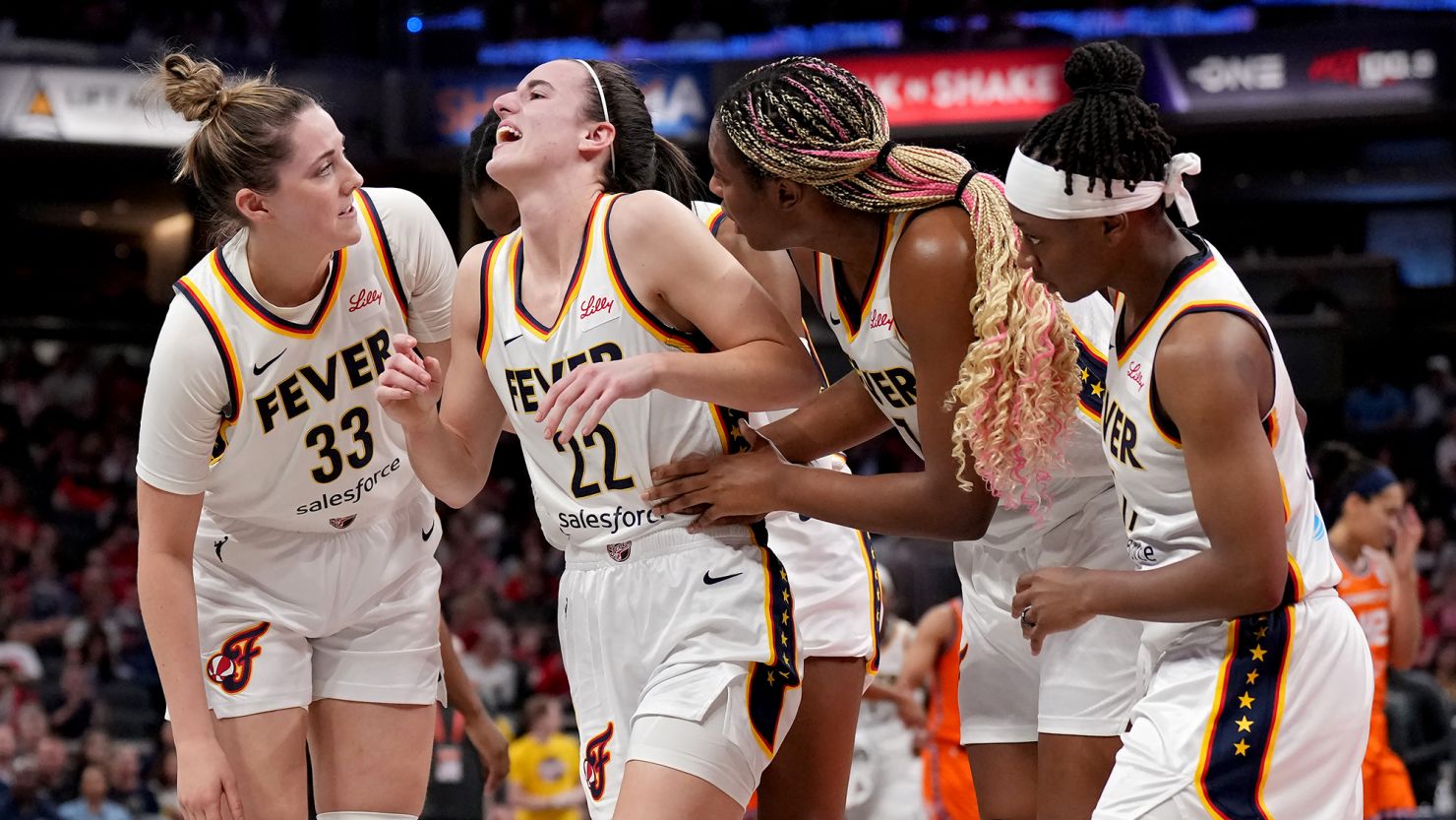 Caitlin Clark battles through ankle injury as Indiana Fever falls to fourth consecutive WNBA loss | CNN