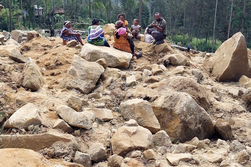 Papua New Guinea Landslide As Many As 2 000 People Feared Buried   Gettyimages 2154325960 