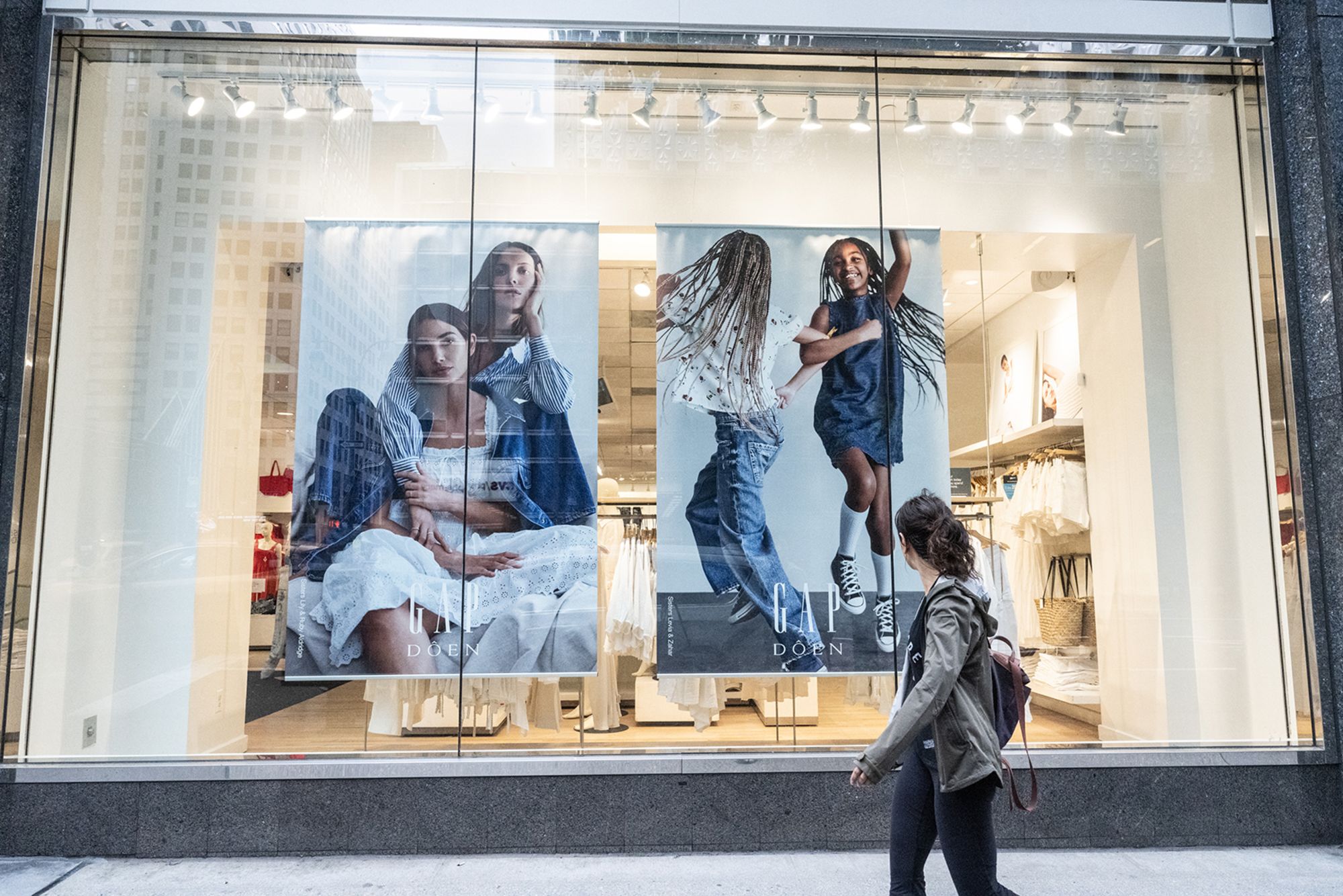 A Gap store in New York, US, on May 27, 2024.