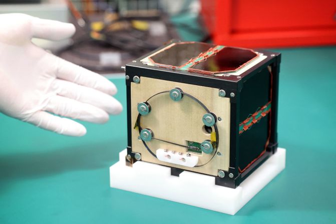 The world's first wooden satellite, named LignoSat, was developed by scientists at Kyoto University and logging company Sumitomo Forestry, and<a  target="_top" href="/newspapers?url=https://www.cnn.com/2024/11/05/style/japan-wooden-satellite-hnk-intl/index.html"> launched in November 2024</a>. Conventional metal satellites create aluminum oxide particles during re-entry, but wooden ones would just burn up, creating less pollution, according to its makers.