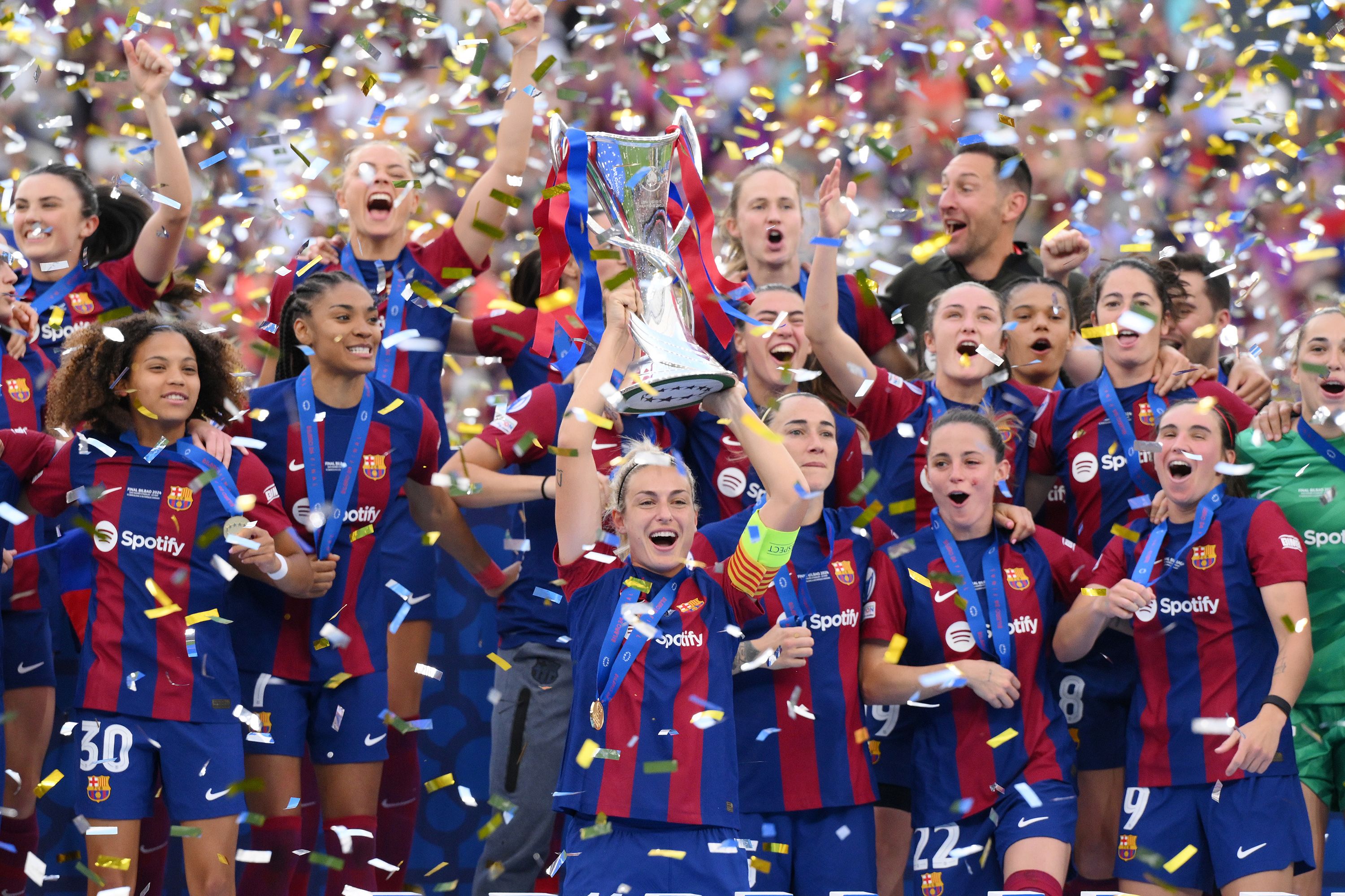 Barcelona retains Women's Champions League title, completing historic quadruple | CNN