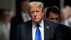 NEW YORK, NEW YORK - MAY 30:   Former U.S. President Donald Trump walks to speak to the media after being found guilty following his hush money trial at Manhattan Criminal Court on May 30, 2024 in New York City. The former president was found guilty on all 34 felony counts of falsifying business records in the first of his criminal cases to go to trial. Trump has now become the first former U.S. president to be convicted of felony crimes. (Photo by Seth Wenig-Pool/Getty Images)