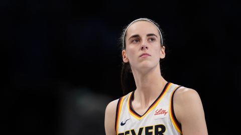 BROOKLYN, NY - JUNE 2: Caitlin Clark #22 of the Indiana Fever looks on during the game against the New York Liberty during the 2024 Commissioner's Cup game on June 2, 2024 in Brooklyn, New York. NOTE TO USER: User expressly acknowledges and agrees that, by downloading and or using this photograph, user is consenting to the terms and conditions of the Getty Images License Agreement. Mandatory Copyright Notice: Copyright 2024 NBAE (Photo by Catalina Fragoso/NBAE via Getty Images)