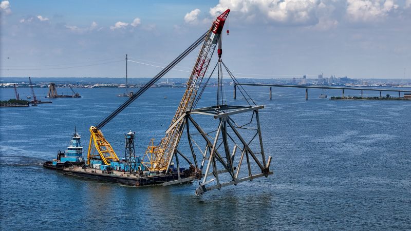 Baltimore Bridge: Shipping channel fully reopens more than 2 months after collapse