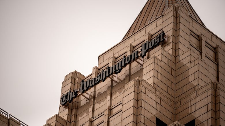The Washington Post Building at One Franklin Square Building on June 5, 2024, in Washington, DC.