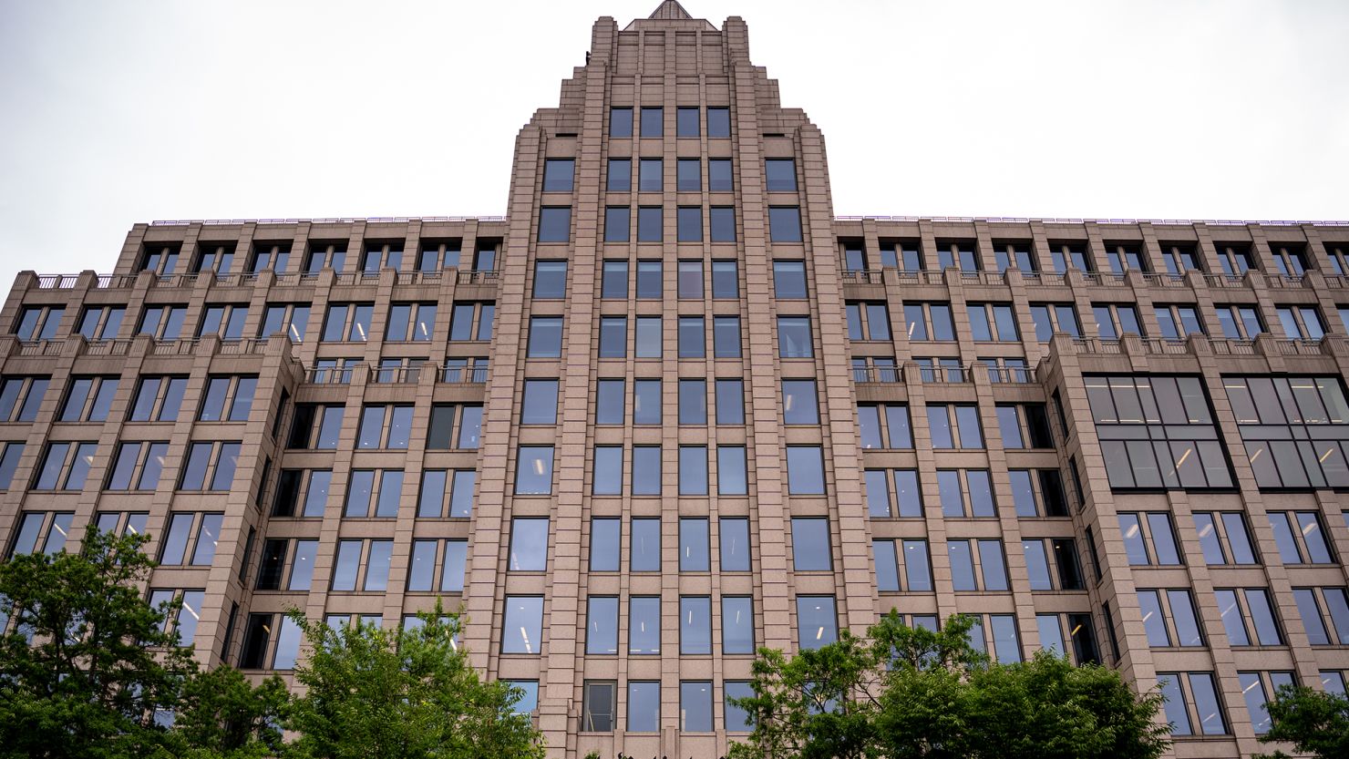 The Washington Post Building at One Franklin Square Building on June 5, 2024 in Washington, DC.