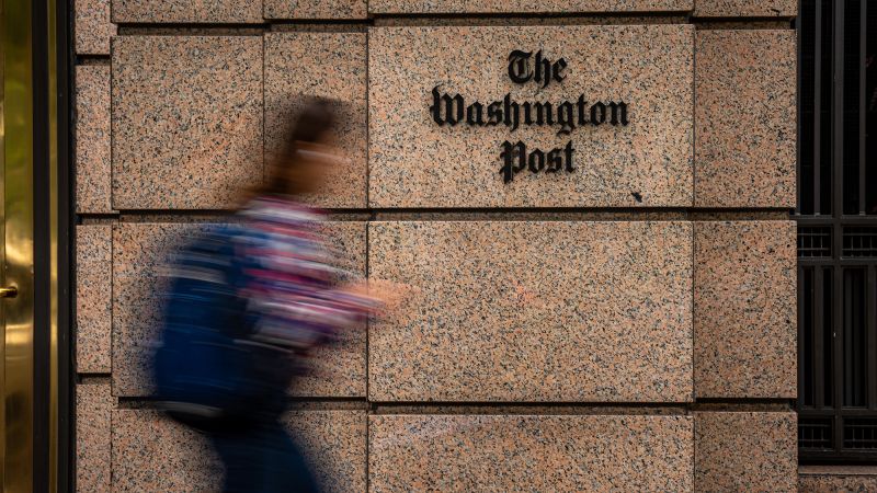 Read more about the article The Washington Post lays off roughly 100 staffers as star journalists exit – CNN