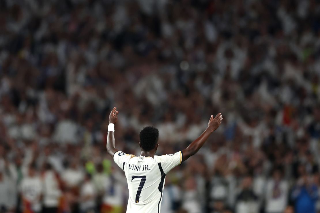 Vinícius told CNN he wants to stay in the Spanish capital for a long time and win as many Champions League titles as club legends such as Dani Carvajal, Luka Modrić and Toni Kroos.