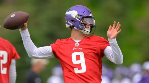 J.J. McCarthy will undergo surgery for a torn meniscus.