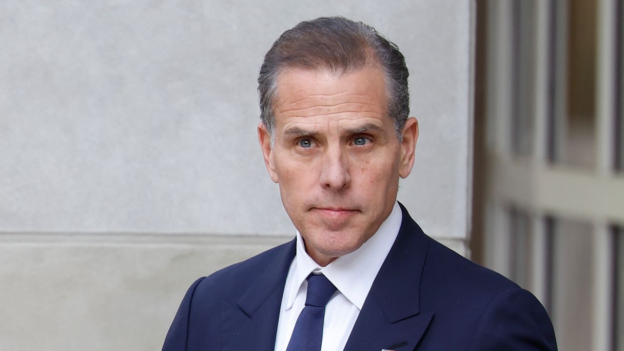 Hunter Biden, son of U.S. President Joe Biden departs the J. Caleb Boggs Federal Building on June 3, 2024 in Wilmington, Delaware.