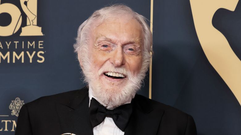 LOS ANGELES, CALIFORNIA - JUNE 07: Dick Van Dyke, winner, poses at the 51st annual Daytime Emmys Awards at The Westin Bonaventure Hotel & Suites, Los Angeles on June 07, 2024 in Los Angeles, California. (Photo by Rodin Eckenroth/Getty Images)