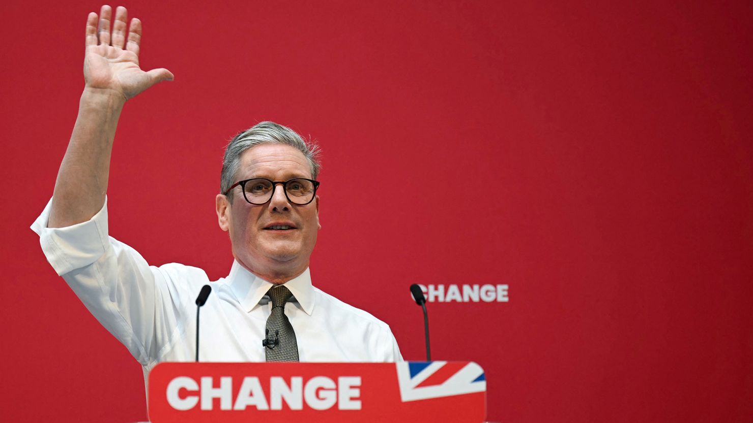 Britain's Labour Party leader Keir Starmer is widely expected to be voted in as the UK's next prime minister in this week's general election.