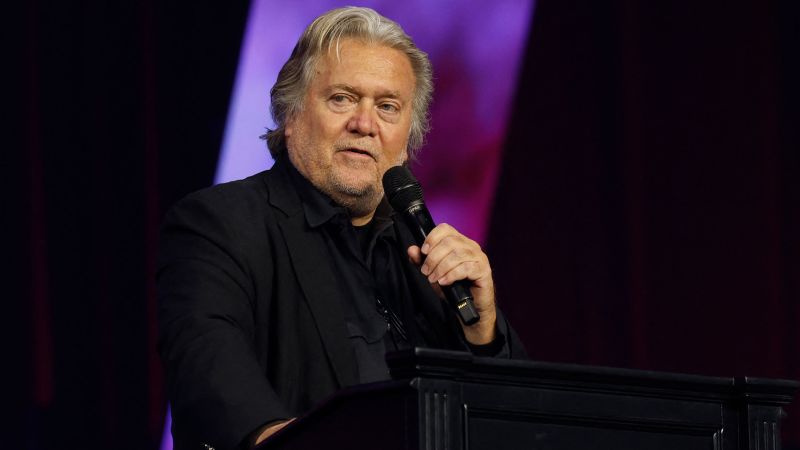 Bannon vows Trump's opponents will be prosecuted in a second term