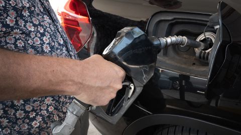 A customer purchases gas at a station on June 11, 2024 in Chicago, Illinois.