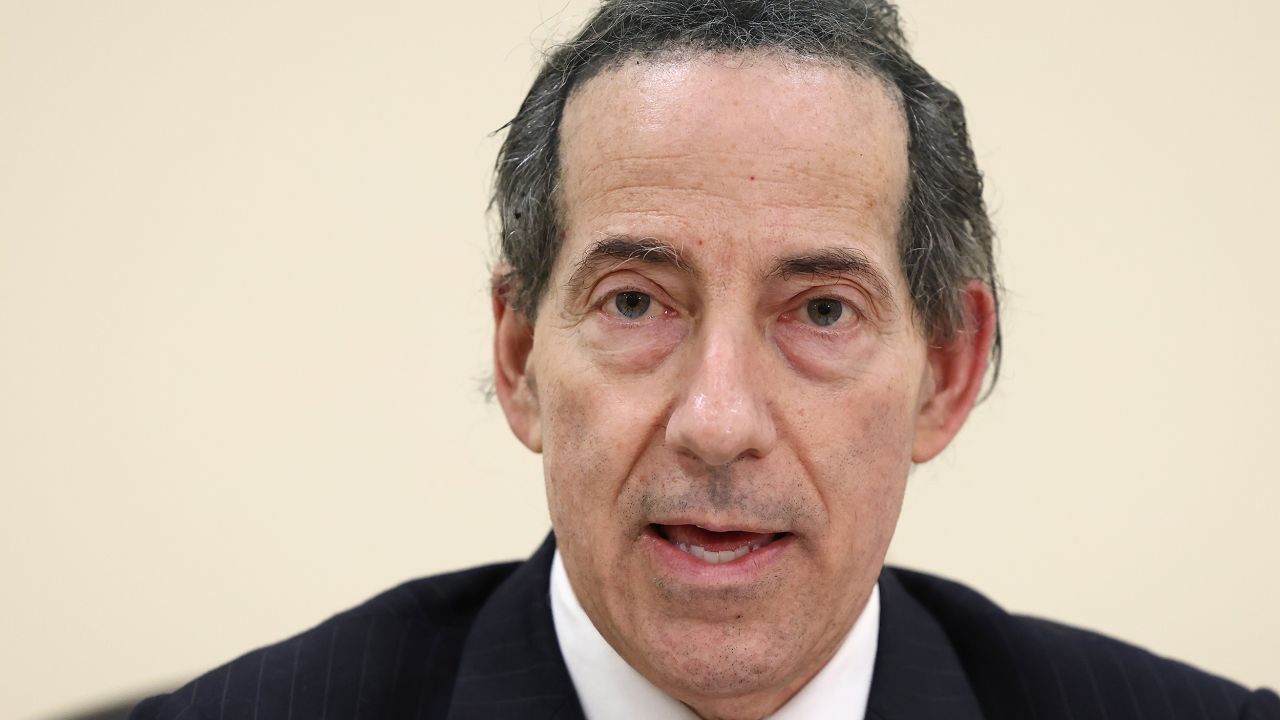 WASHINGTON, DC - JUNE 11: Rep. Jamie Raskin (D-MD) makes a statement during a roundtable discussion on Supreme Court Ethhics conducted by the Democrats of the House Oversight and Accountability Committee at the Rayburn House Office Building on June 11, 2024 in Washington, DC. (Photo by Jemal Countess/Getty Images for Court Accountability)