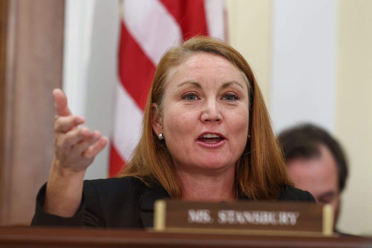 Rep. Melanie Stansbury speaks during a roundtable discussion on June 11 in Washington, DC.