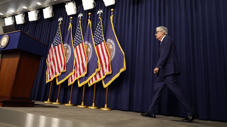 Federal Reserve Chair Jerome Powell at the William McChesney Martin building on June 12.