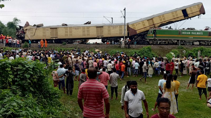 Train collision kills at least nine in eastern India, police say