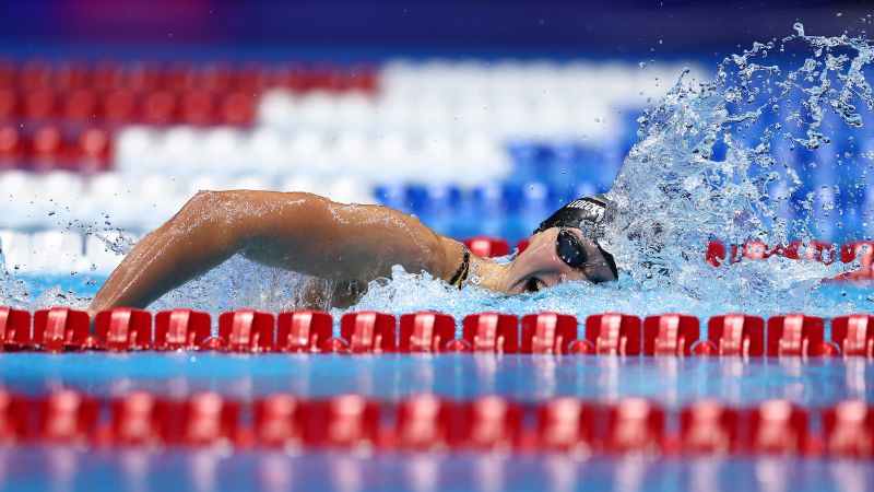 Американската плувна звезда Кейти Ледецки се класира за четвъртите си