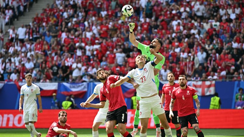 Georgia and Czech Republic Draw 1-1 in Euro 2024 Group F Match