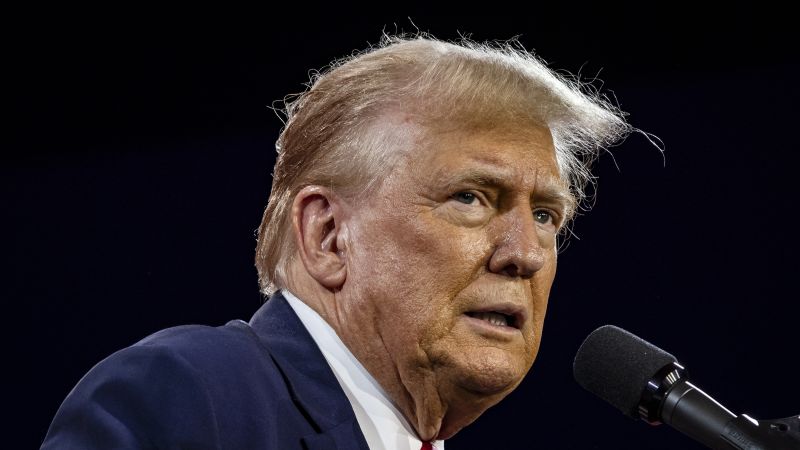 Video: Hear Trump’s response when asked if he wants Biden to quit the race | CNN Politics