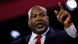 North Carolina Lt. Gov. Mark Robinson speaks at a Faith & Freedom Coalition event in Washington, DC, on June 21, 2024.