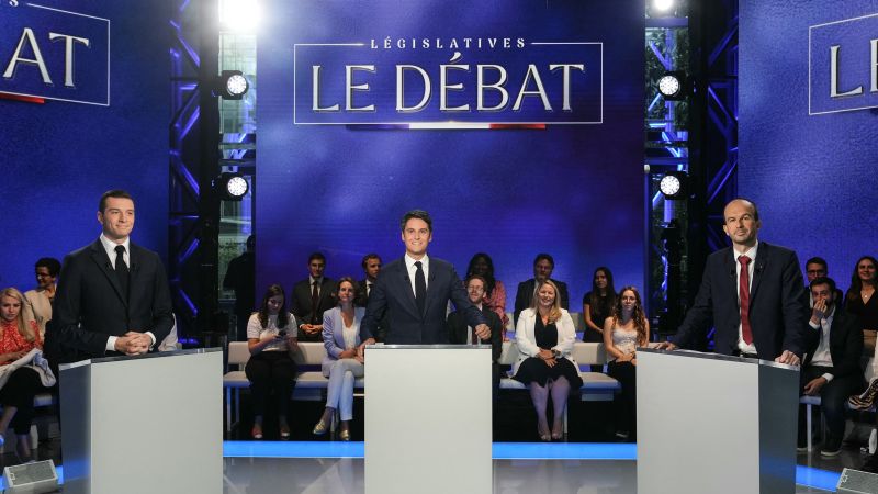 Aucun coup n’a été tiré lors du premier grand débat électoral en France