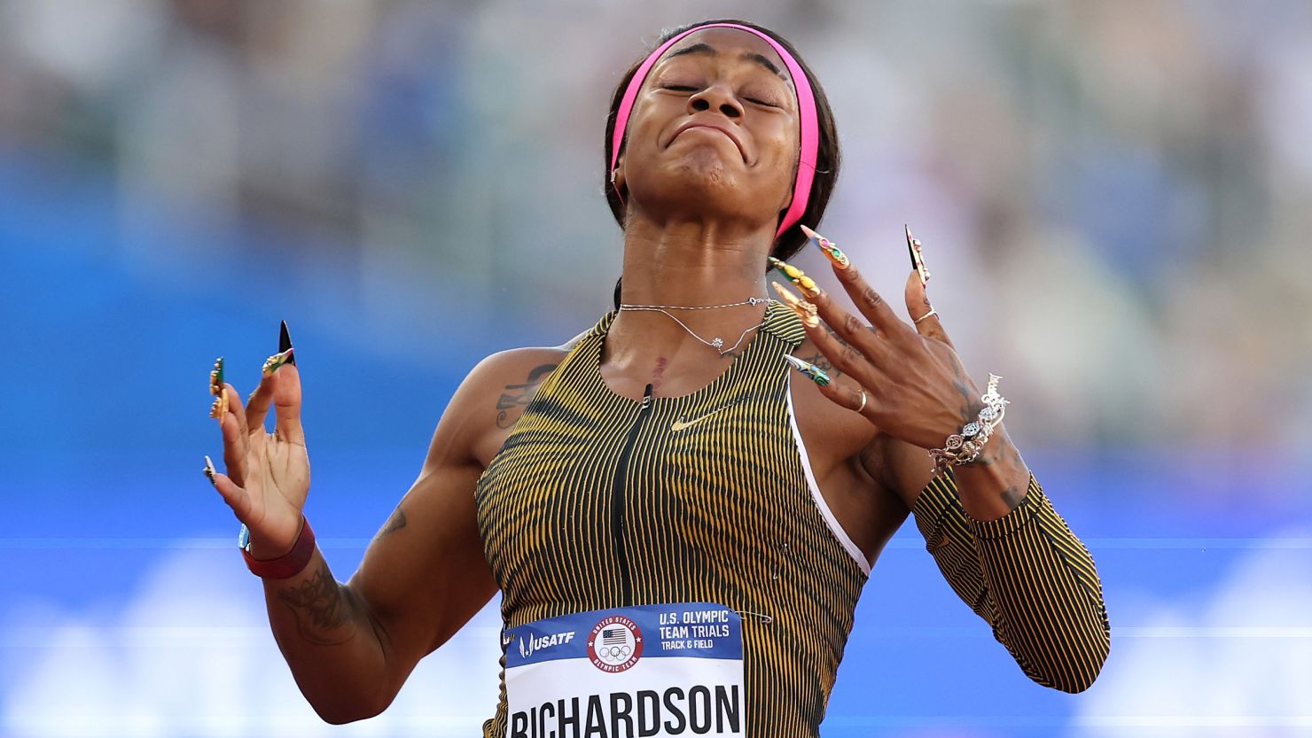 Sha’Carri Richardson wins 100meter final to qualify for 2024 Paris