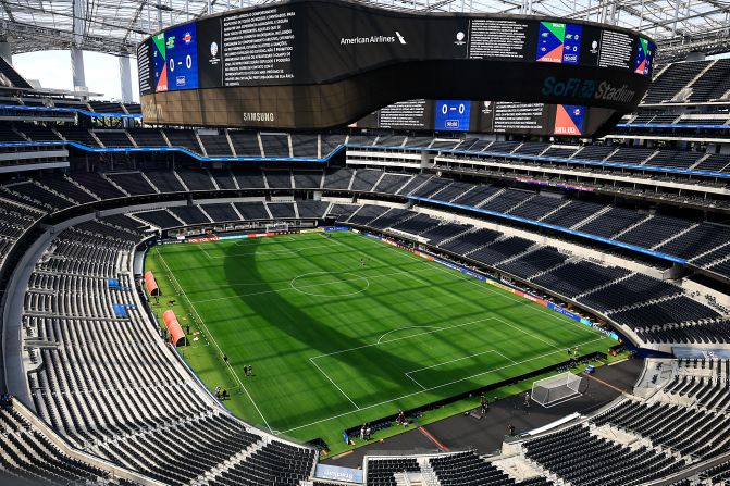 El SoFi Stadium de Inglewood California será sede por segunda vez en la Copa Oro y en este 2025 tendrá únicamente el partido inaugural entre México y República Dominicana. El SoFi será sede mundialista en 2026.