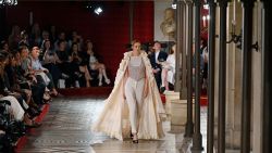 PARIS, FRANCE - JUNE 25: (EDITORIAL USE ONLY - For Non-Editorial use please seek approval from Fashion House) A model walks the runway during the Chanel Haute Couture Fall/Winter 2024-2025 show as part of Paris Fashion Week on June 25, 2024 in Paris, France. (Photo by Kristy Sparow/Getty Images)