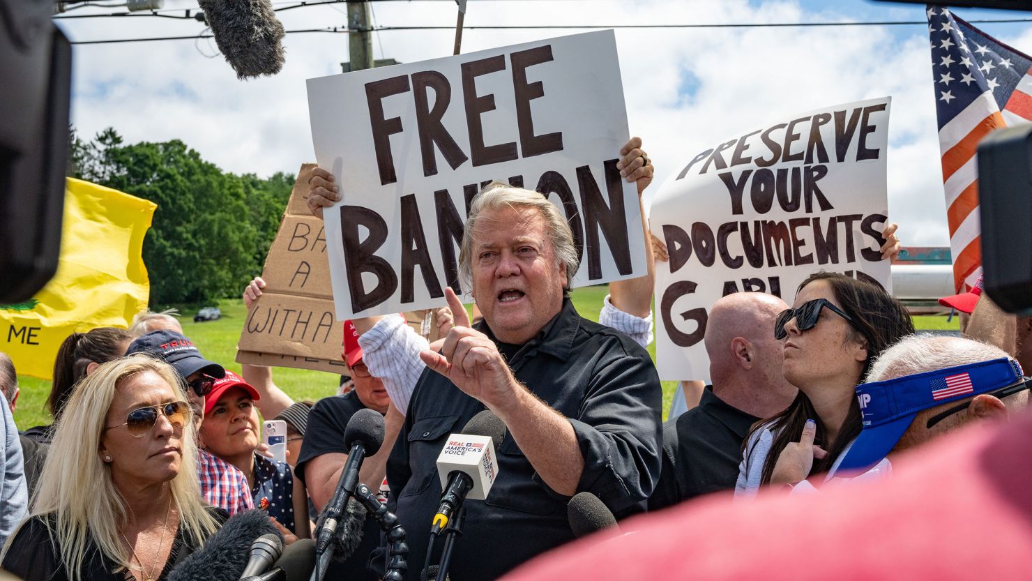 Steve Bannon is the latest Trump ally to go to jail or face prosecution, writes Filipovic.