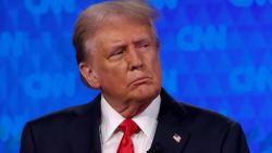 ATLANTA, GEORGIA - JUNE 27: Republican presidential candidate, former U.S. President Donald Trump participates in the CNN Presidential Debate at the CNN Studios on June 27, 2024 in Atlanta, Georgia. Former President Trump and U.S. President Joe Biden are facing off in the first presidential debate of the 2024 campaign. (Photo by Justin Sullivan/Getty Images)