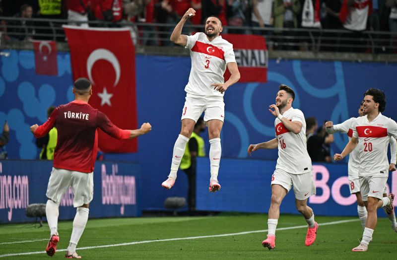 Merih Demiral Scores Twice As Turkey Advances To Euro 2024 ...