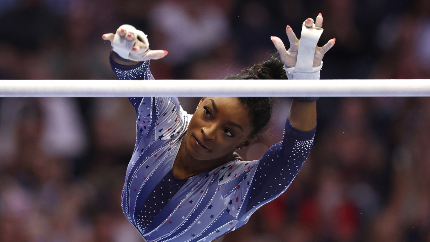 Simone Biles at the US Olympic Gymnastic Trials CNN