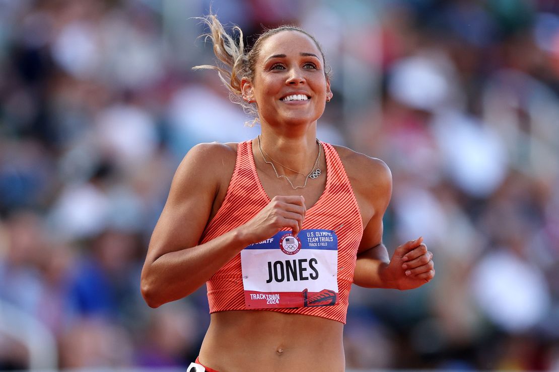 Lolo Jones said she had not been able to prepare properly for the trials because of injury.