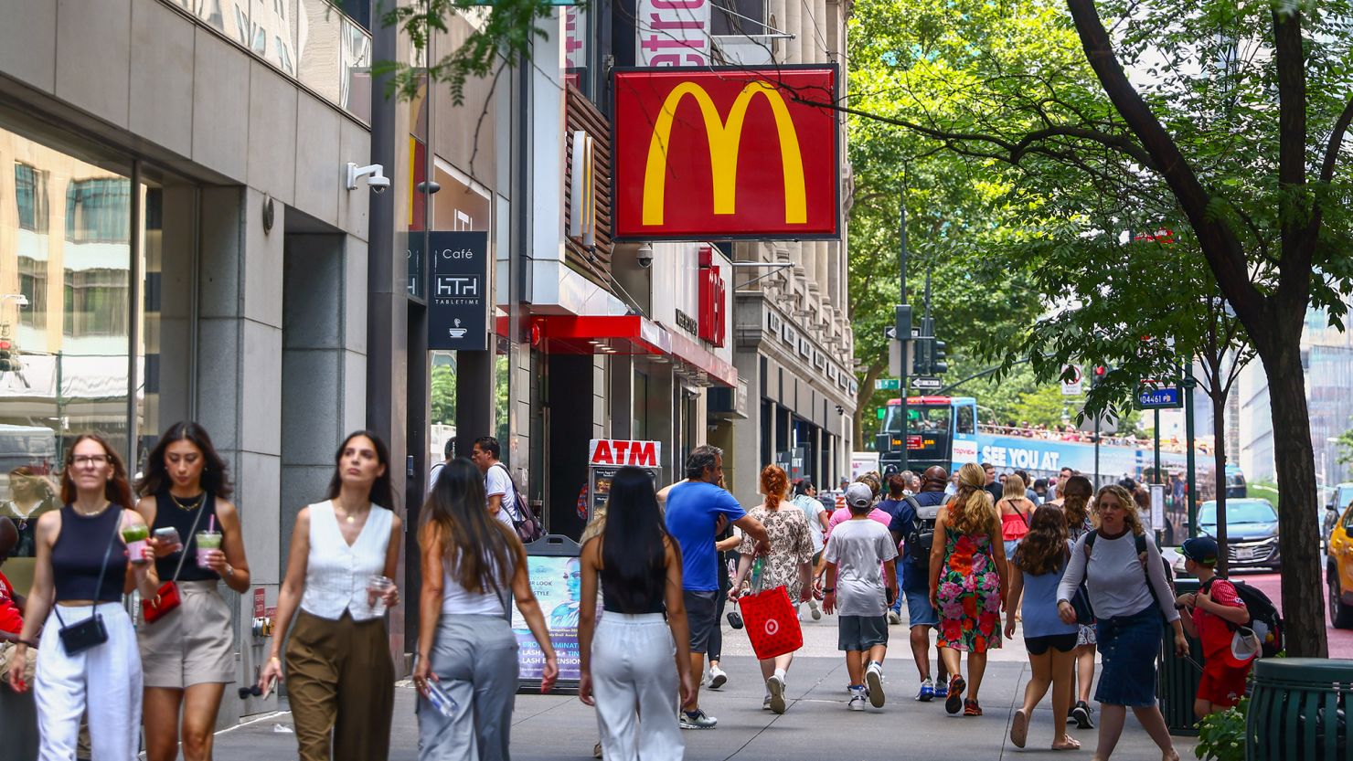 McDonald's said that 93% of US locations will keep the $5 deal on menus for another month.