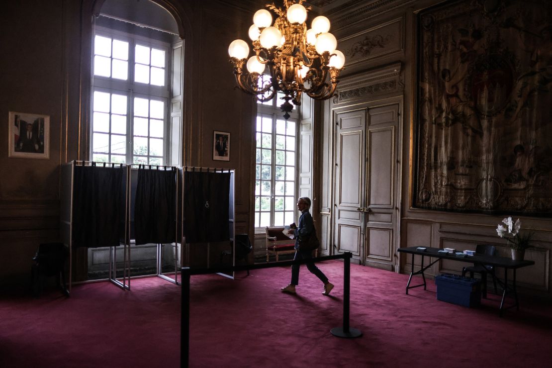 Many French voters are choosing between three candidates in the second round of the election.