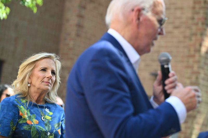 Jill Biden travels to Paris Olympics as her husband passes the