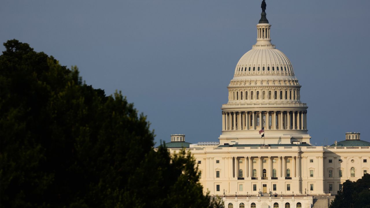 The US Capitol in Washington, DC, is seen on July 9, 2024.