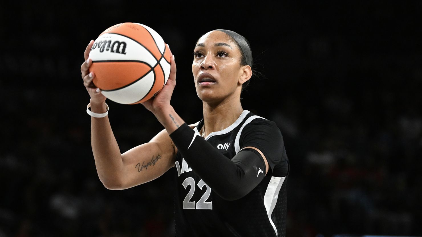 A'ja Wilson becomes Las Vegas Aces all-time leading scorer in win over  Dallas Wings | CNN