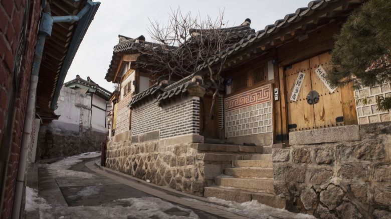 A Well Preserved Neighbourhood In Bokchon Hanok Village; Seoul, Korea. January 1, 2023 (Photo by: William Tang/Design Pics Editorial/Universal Images Group via Getty Images)