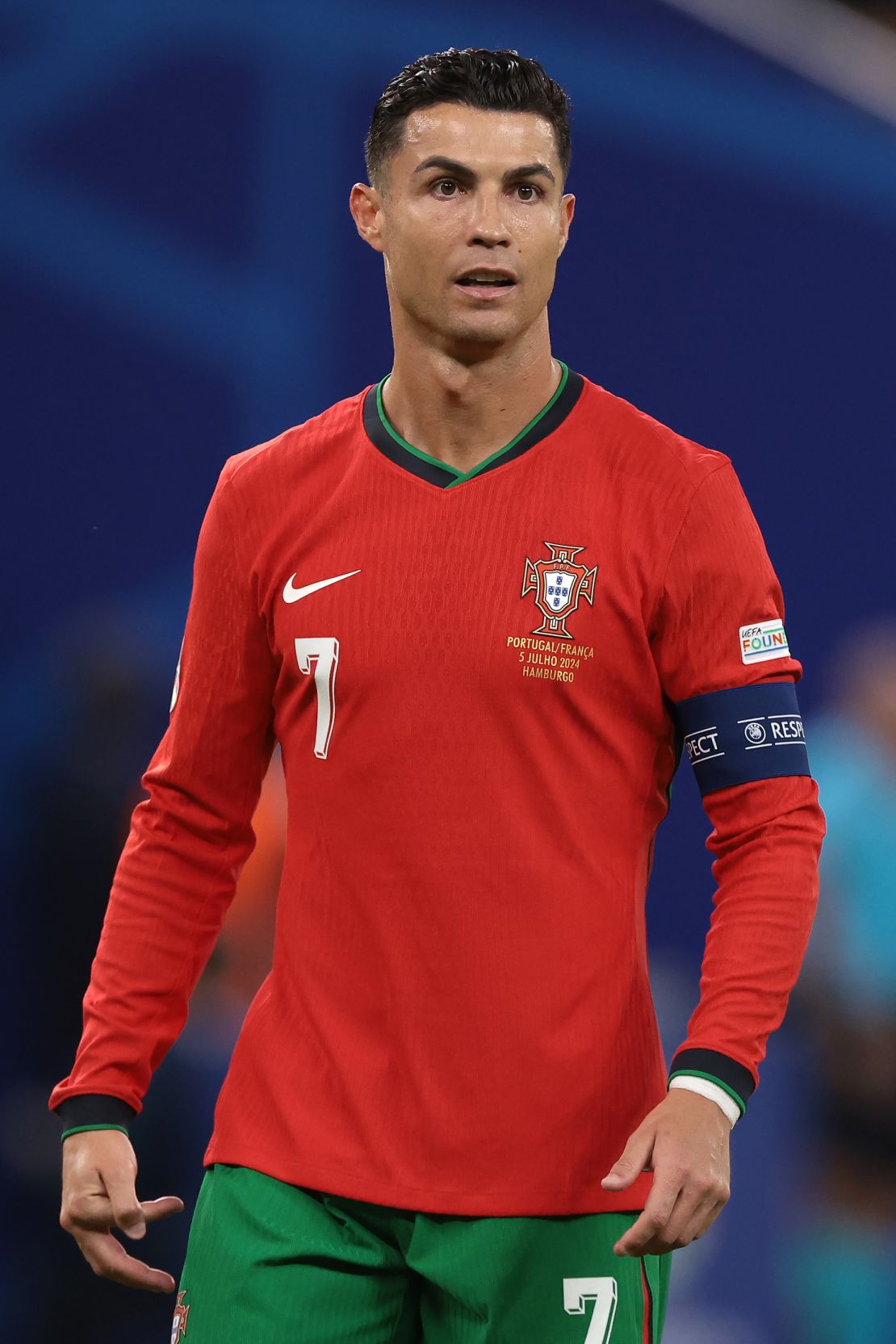 Men have embraced eyebrow grooming in recent years. Here, Portuguese soccer legend Cristiano Ronaldo and his pretty perfect brows.