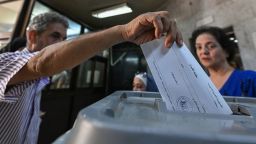 Syrians elect new members of the Parliament in Damascus on July 15, 2024.