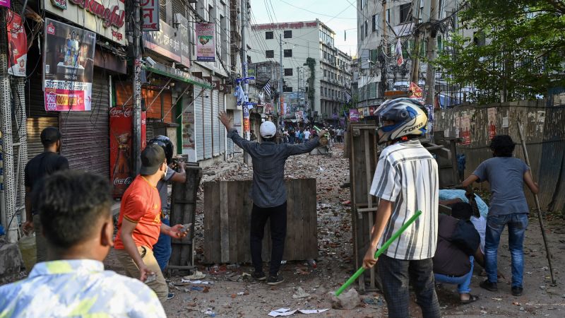 Five killed in violent protests over public sector jobs quota in Bangladesh | CNN