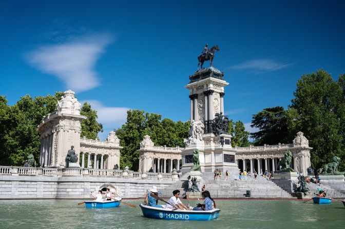 <strong>2. Madrid: </strong>Retiro Park became a UNESCO World Heritage Site in 2021.