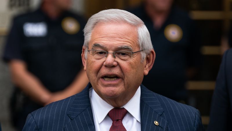 Senator Menendez to resign