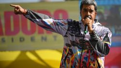 Venezuelan President and presidential candidate Nicolas Maduro speaks during a campaign rally in Caracas on July 16, 2024. Venezuela will hold presidential elections on July 28. (Photo by Federico PARRA / AFP) (Photo by FEDERICO PARRA/AFP via Getty Images)