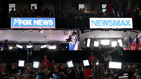 Newsmax, the pro-Trump channel owned by Chris Ruddy, sued Rupert Murdoch's Fox News on Wednesday.