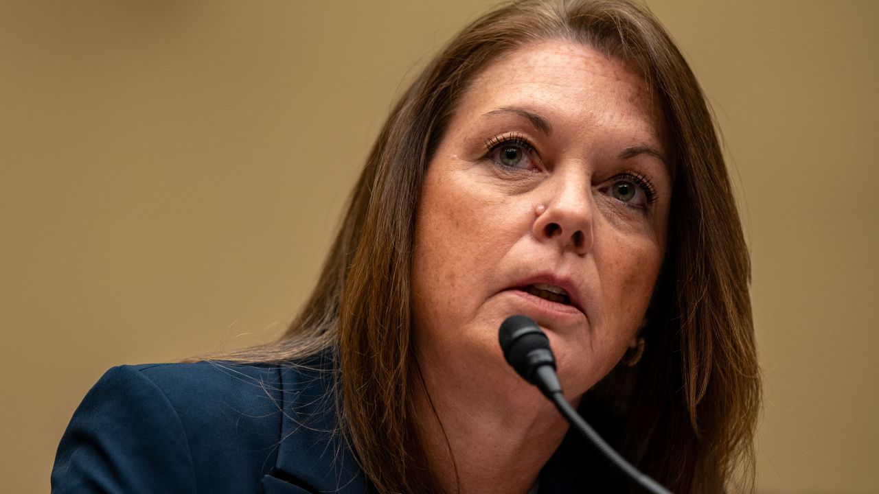 WASHINGTON, DC - JULY 22: United States Secret Service Director Kimberly Cheatle testifies before the House Oversight and Accountability Committee during a hearing at the Rayburn House Office Building on July 22, 2024 in Washington, DC. The beleaguered leader of the United States Secret Service has vowed cooperation with all investigations into the agency following the attempted assassination of former President Donald Trump. (Photo by Kent Nishimura/Getty Images)