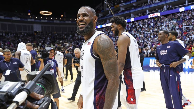 LeBron James leads Team USA to another comeback in 92-88 win against Germany | CNN